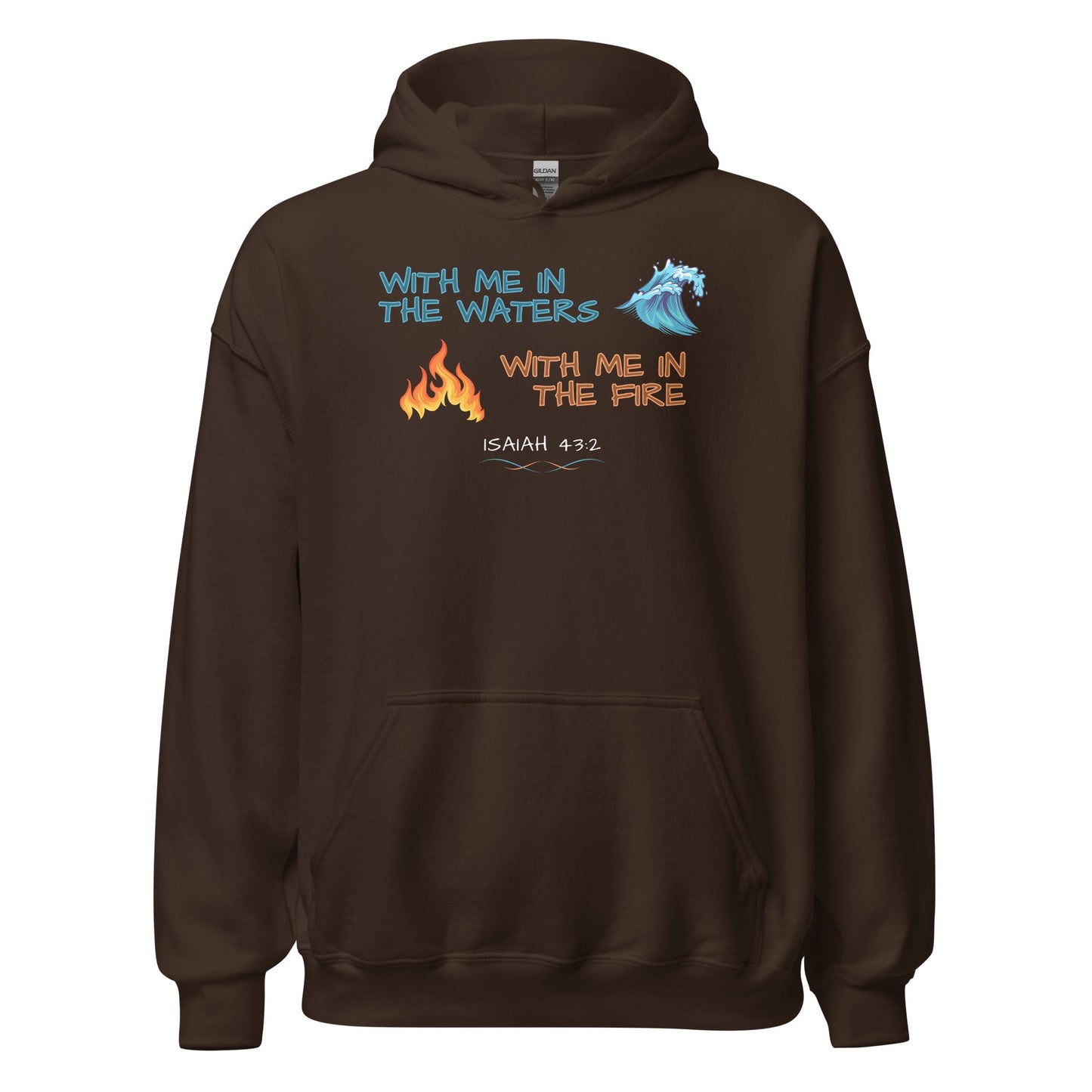 With Me Everywhere Hoodie-Dark Chocolate-S-Perfect Love Designs