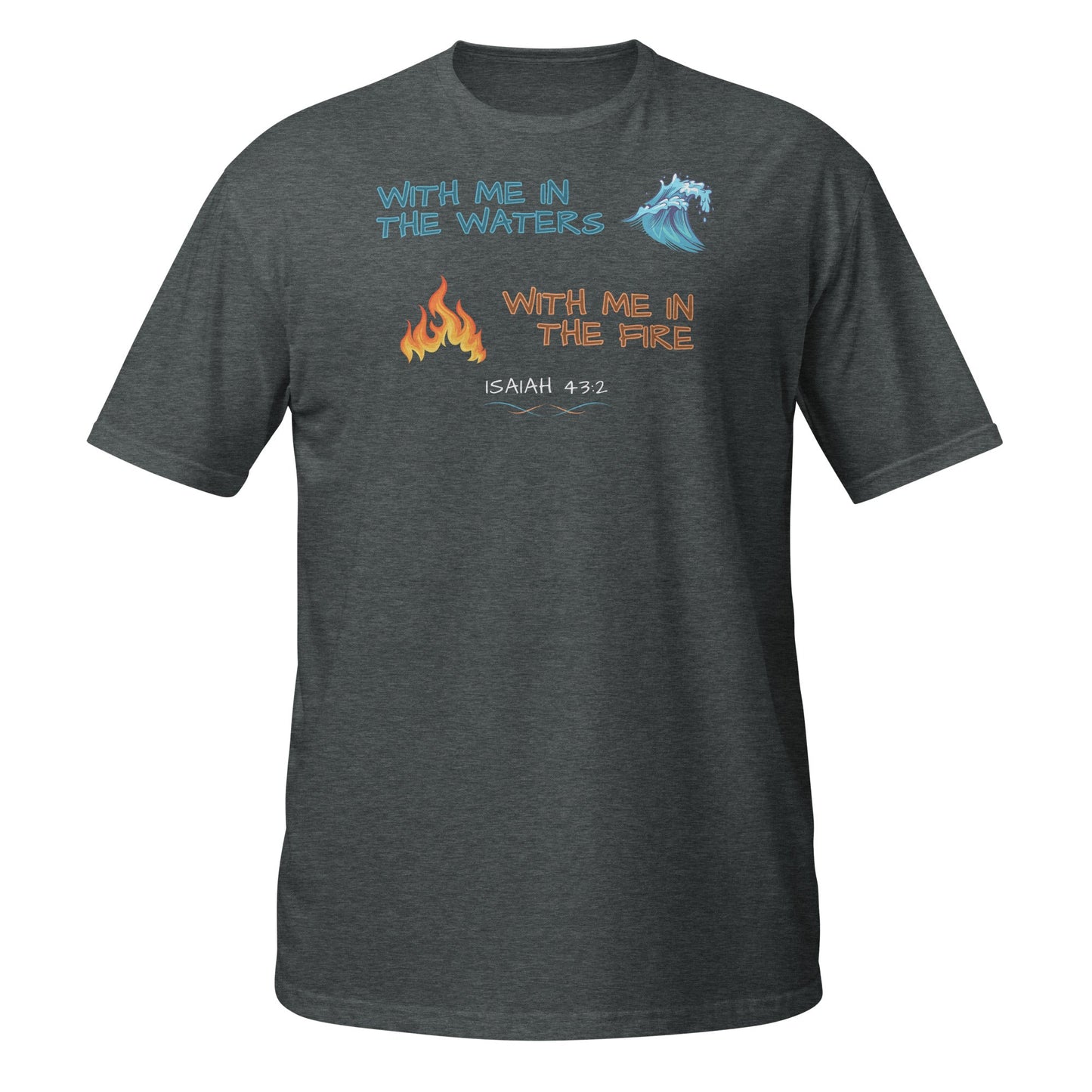 With Me Everywhere T-Shirt-Dark Heather-S-Perfect Love Designs