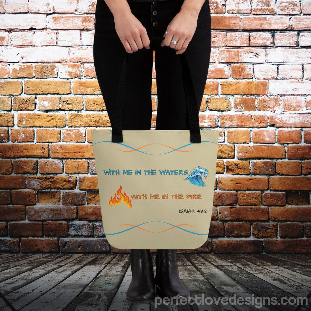 With Me Everywhere Tote Bag-Perfect Love Designs